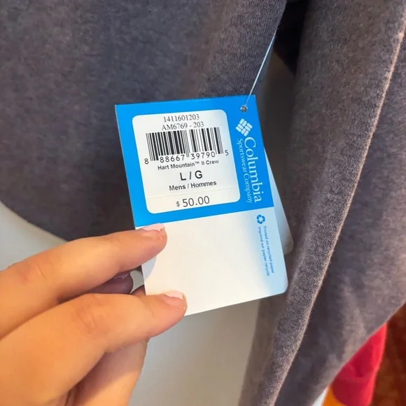 Columbia Red Cropped Boxy Hoodie - Picture 3 of 5